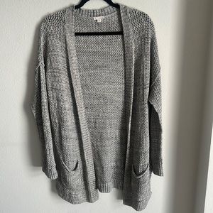 Knitted gap cardigan